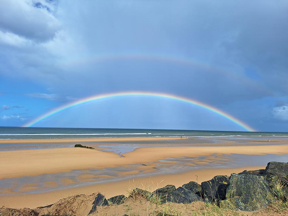 Arcobaleno in Normandia